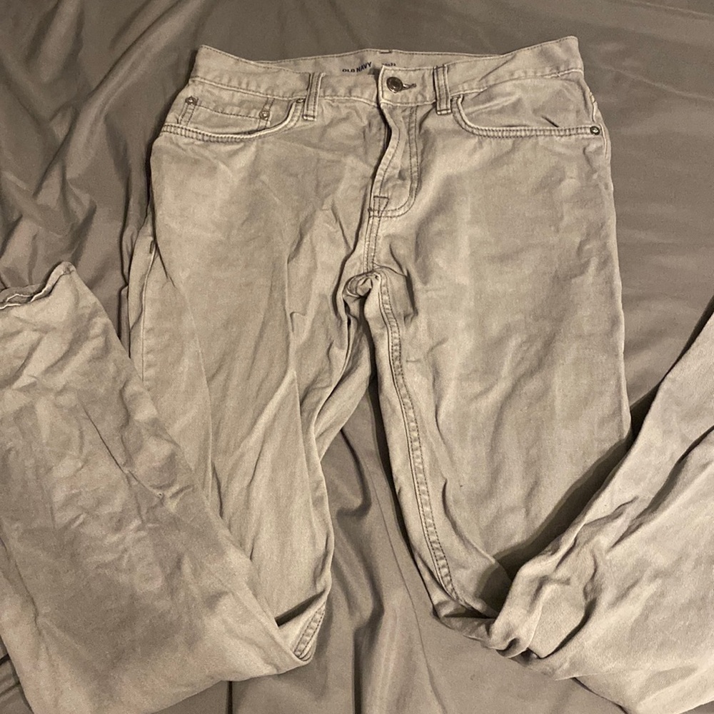 Plain gray jeans